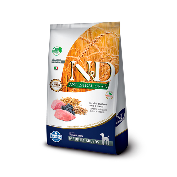NyD Alimento Perro Ancestral Cordero y Arandano MB