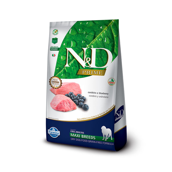 NyD Alimento Perro Prime Cordero y Arandano LB